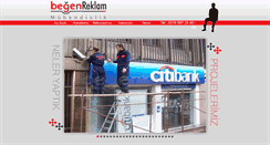 Desktop Screenshot of begenreklam.com