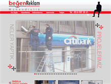 Tablet Screenshot of begenreklam.com